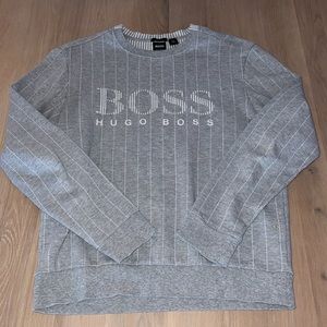 Pinstriped Hugo Boss Crewneck